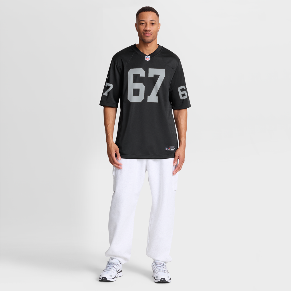Men's Las Vegas Raiders Will Putnam Nike  Black Team Game Jersey - Image 5