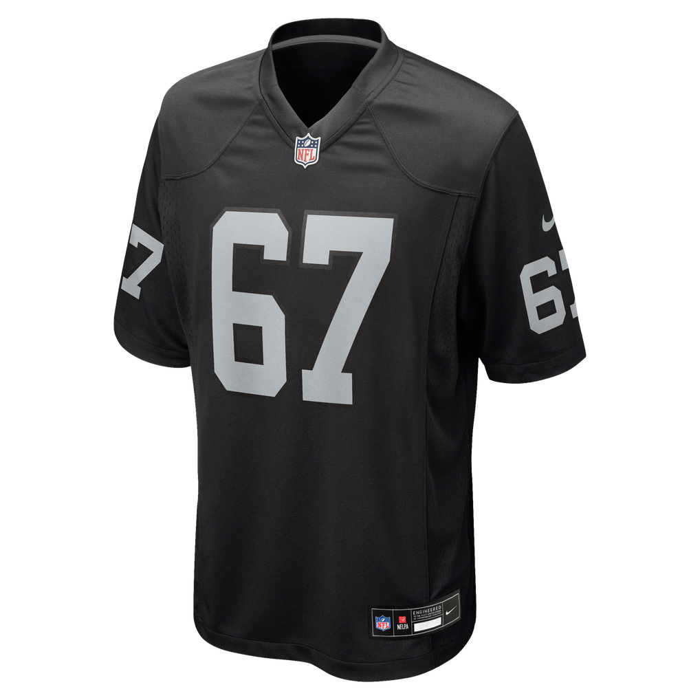Men's Las Vegas Raiders Will Putnam Nike  Black Team Game Jersey - Image 3