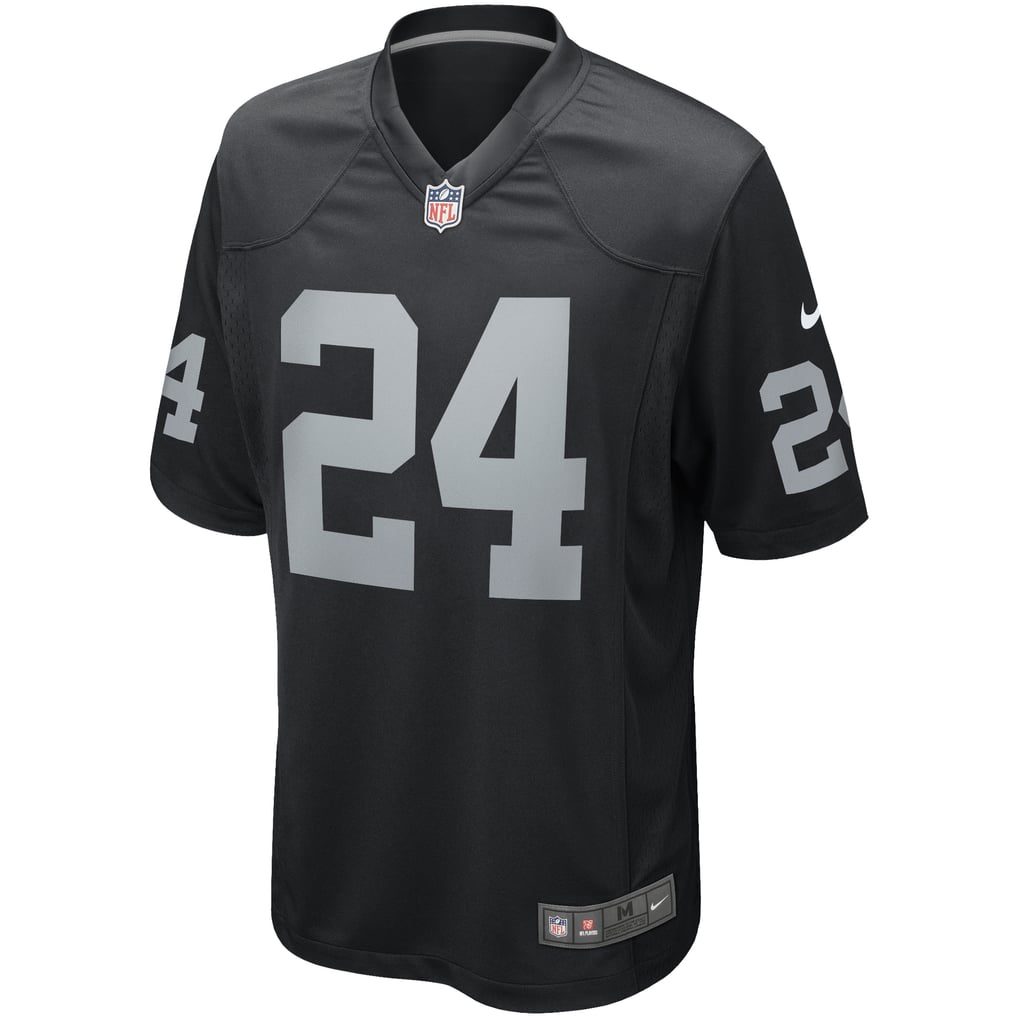 Men's Las Vegas Raiders Willie Brown Nike Black Game Retired Player Jersey - Image 3