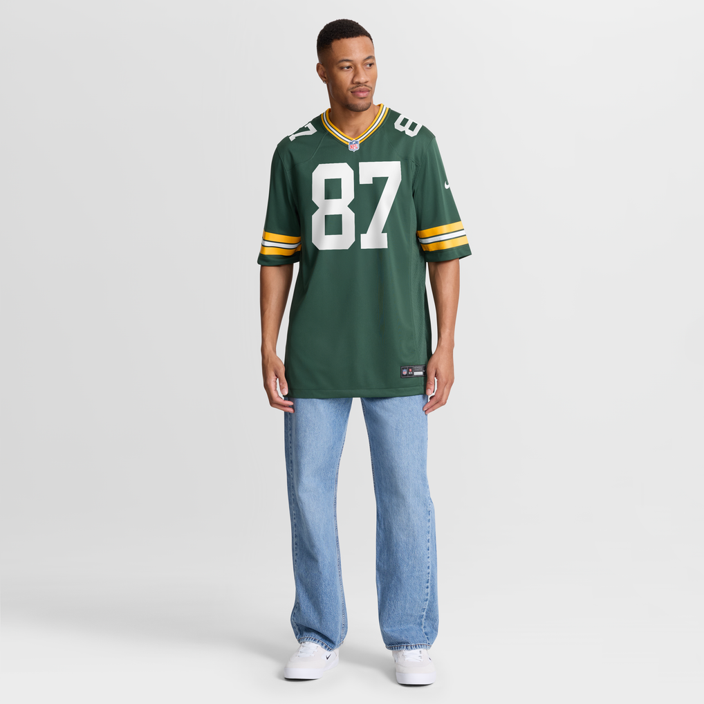 Men's Green Bay Packers Willie Davis Nike Green Game Retired Player Jersey - Image 8