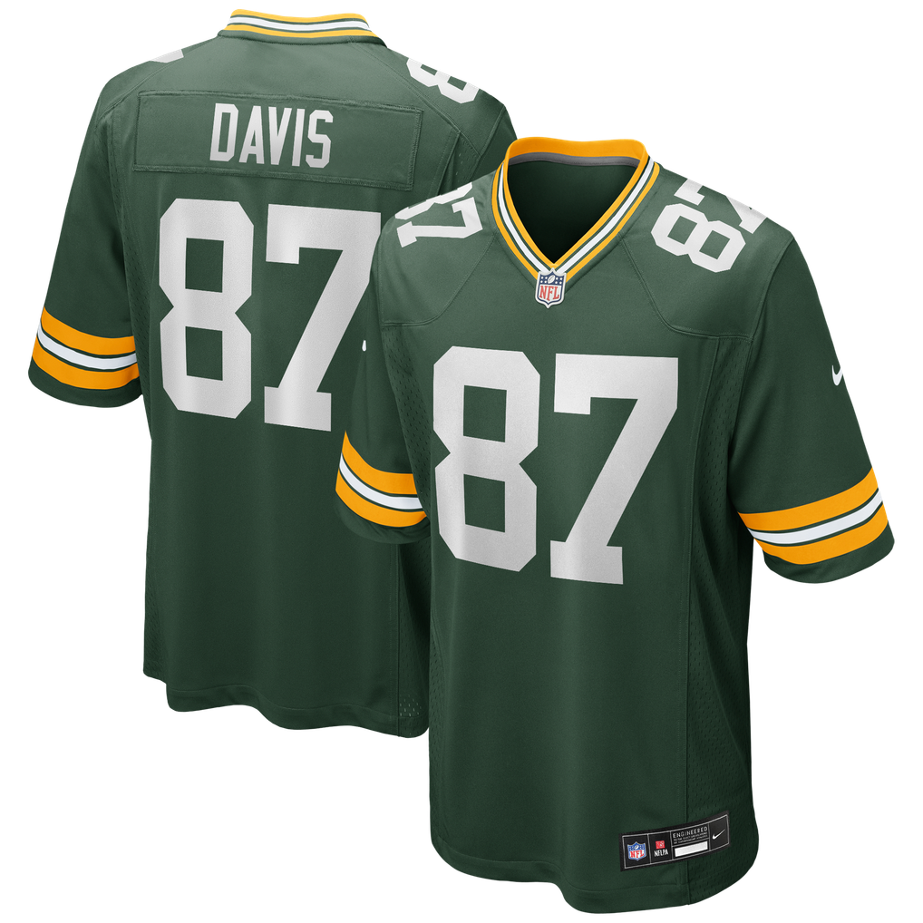 Men's Green Bay Packers Willie Davis Nike Green Game Retired Player Jersey - Image 2