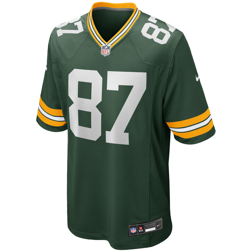 Men's Green Bay Packers Willie Davis Nike Green Game Retired Player Jersey - Image 3