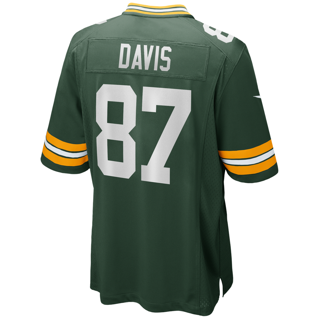 Men's Green Bay Packers Willie Davis Nike Green Game Retired Player Jersey - Image 4