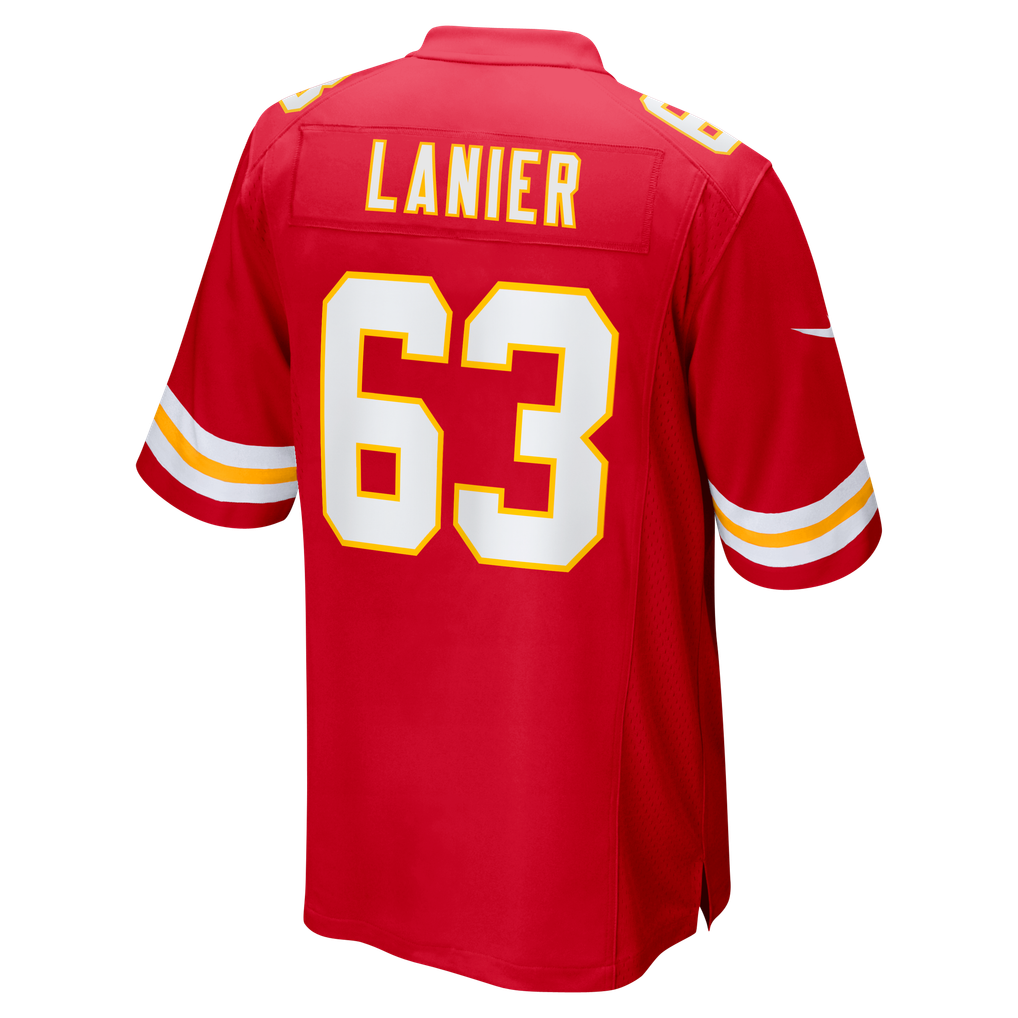 Men's Kansas City Chiefs Willie Lanier Nike Red Retired Player Jersey - Image 4