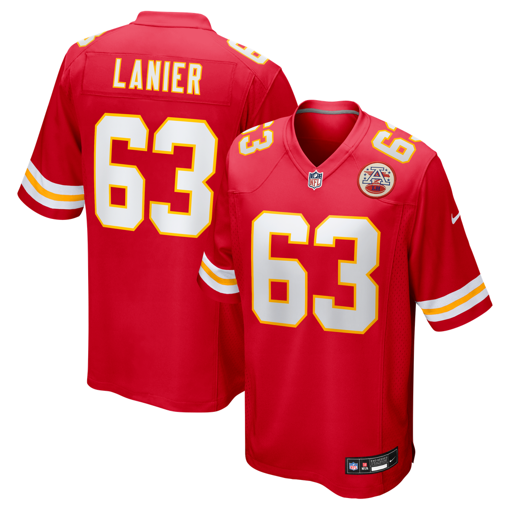 Men's Kansas City Chiefs Willie Lanier Nike Red Retired Player Jersey - Image 1