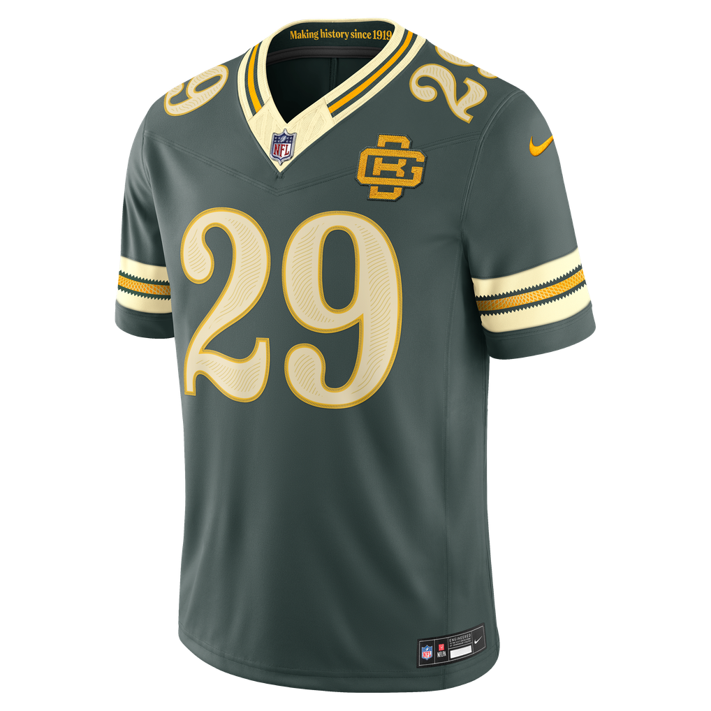 Men's Green Bay Packers Xavier McKinney Nike Green 2026 Rivalries Collection Stitched Limited Jersey - Image 3