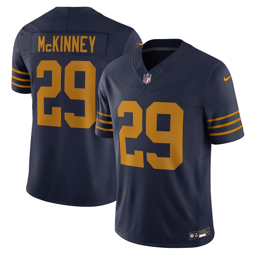 Men's Green Bay Packers Xavier McKinney Nike Navy The 1923 Classic Vapor F.U.S.E. Limited Jersey - Image 2