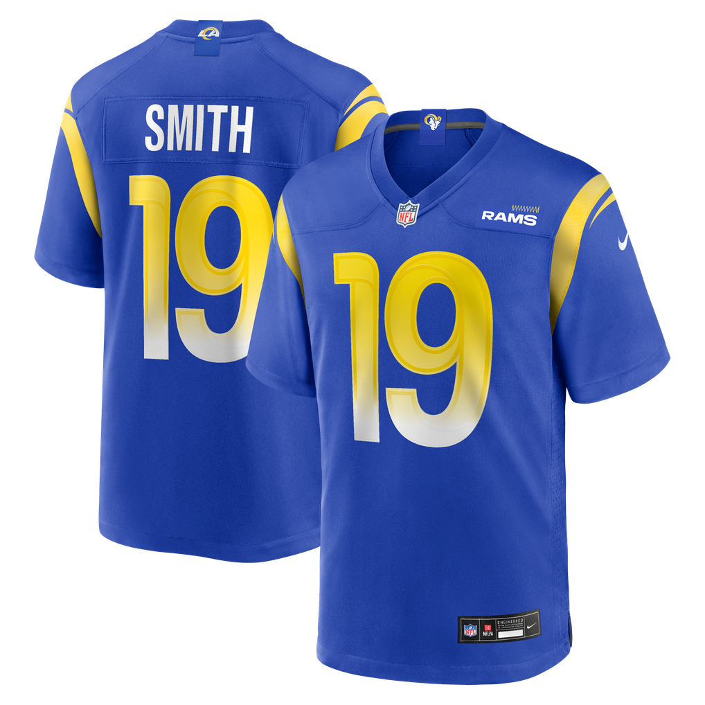 Men's Los Angeles Rams Xavier Smith Nike Royal Home Game Jersey - Image 1