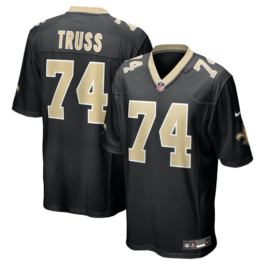 Men's New Orleans Saints Xavier Truss Nike  Black Team Game Jersey - Image 1