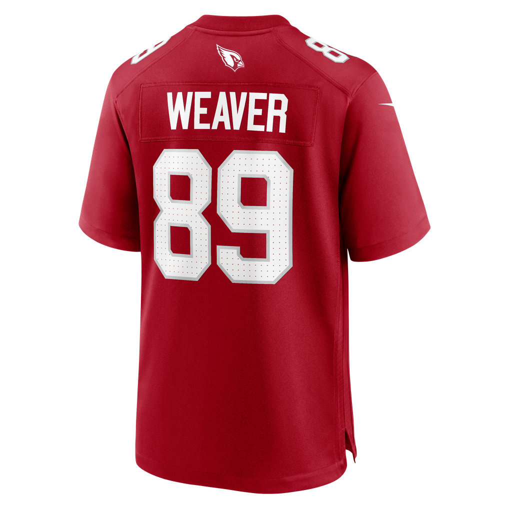 Men's Arizona Cardinals Xavier Weaver Nike  Cardinal Team Game Jersey - Image 4