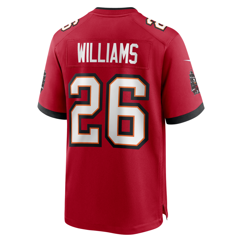 Men's Tampa Bay Buccaneers Xavier Williams Nike Red Team Game Jersey - Image 6