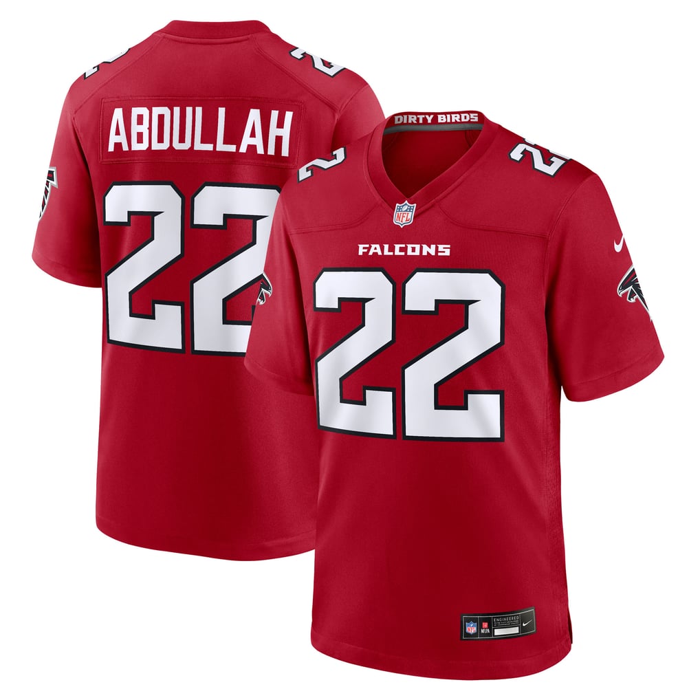 Men's Atlanta Falcons Yasir Abdullah Nike Red Team Game Jersey
