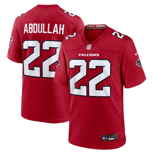 Men's Atlanta Falcons Yasir Abdullah Nike Red Team Game Jersey