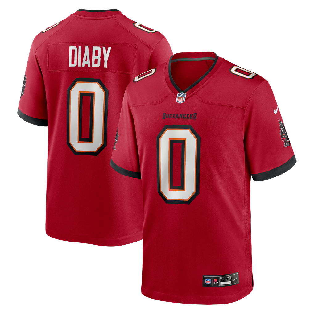 Men's Tampa Bay Buccaneers YaYa Diaby Nike  Red  Game Jersey - Image 1