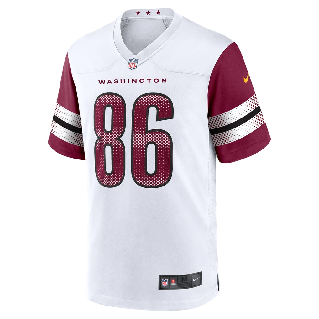 Men's Washington Commanders Zach Ertz Nike  White Game Jersey - Image 3