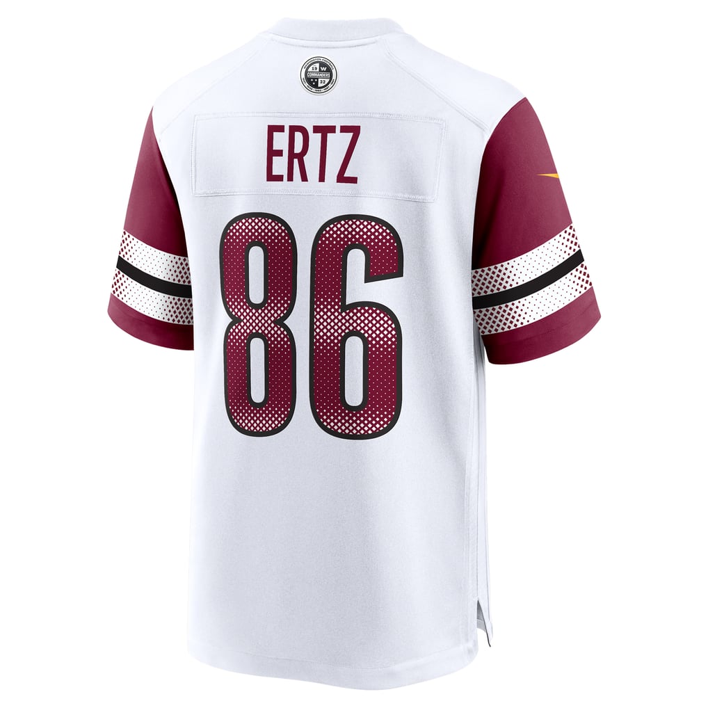 Men's Washington Commanders Zach Ertz Nike  White Game Jersey - Image 4