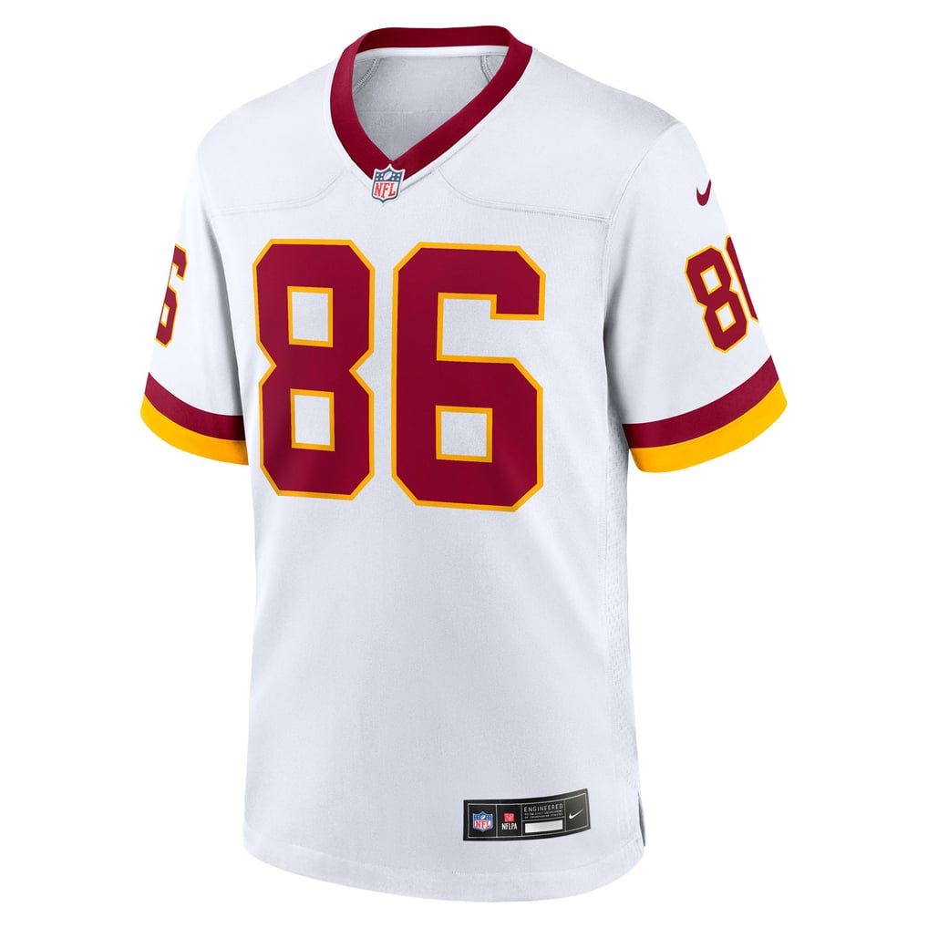 Men's Washington Commanders Zach Ertz Nike White Game Super Bowl Era Jersey - Image 3