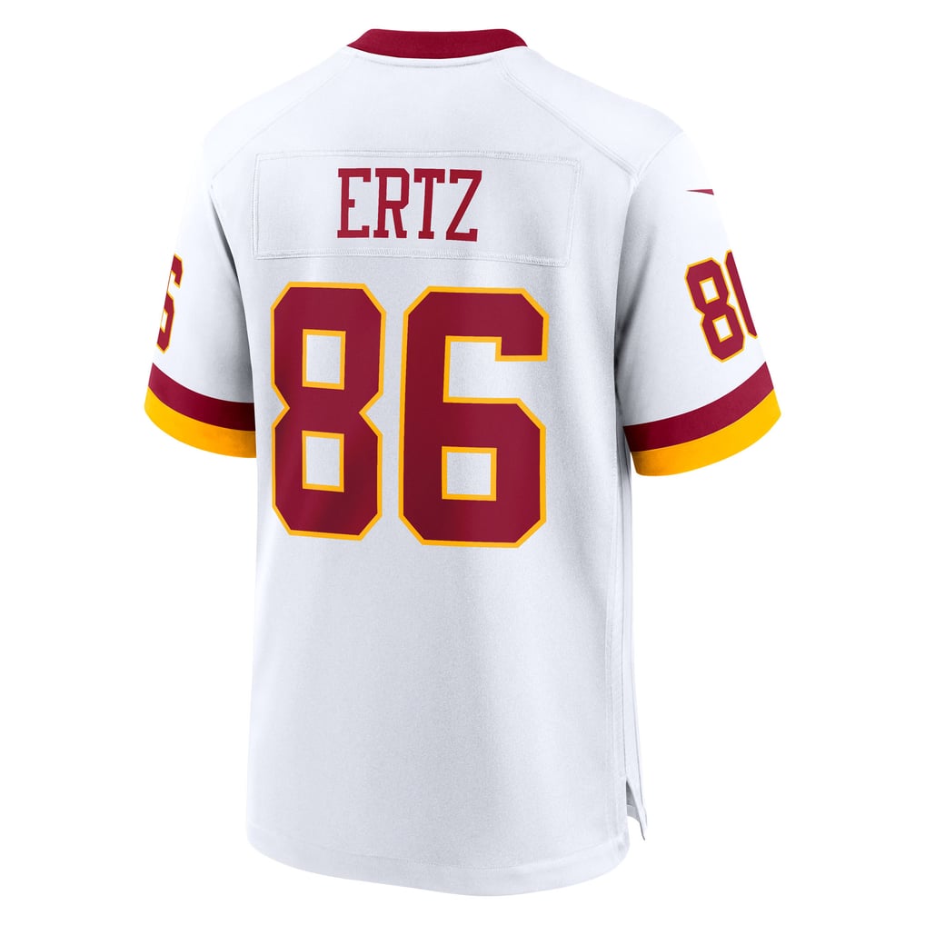 Men's Washington Commanders Zach Ertz Nike White Game Super Bowl Era Jersey - Image 4