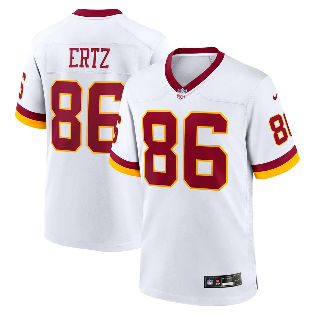 Men's Washington Commanders Zach Ertz Nike White Game Super Bowl Era Jersey - Image 1