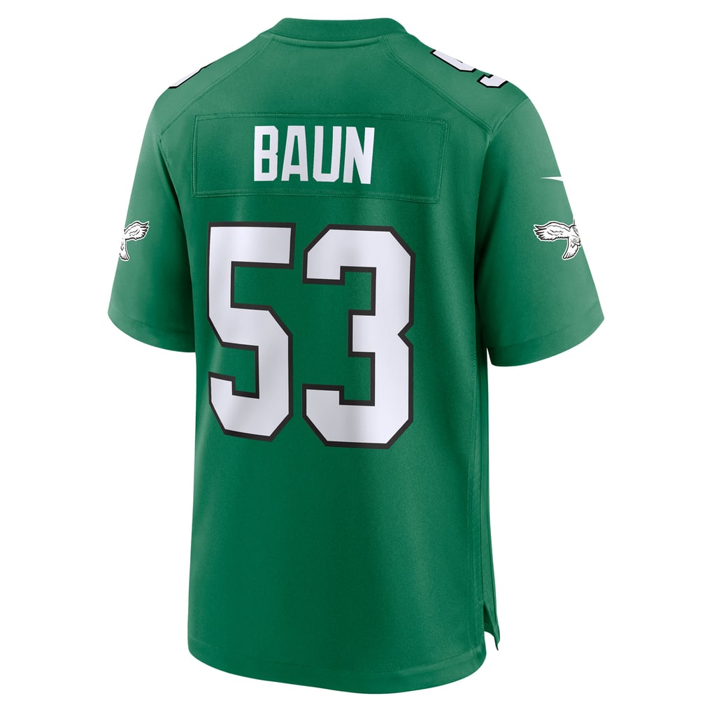 Men's Philadelphia Eagles Zack Baun Nike  Kelly Green Alternate Game Jersey - Image 4