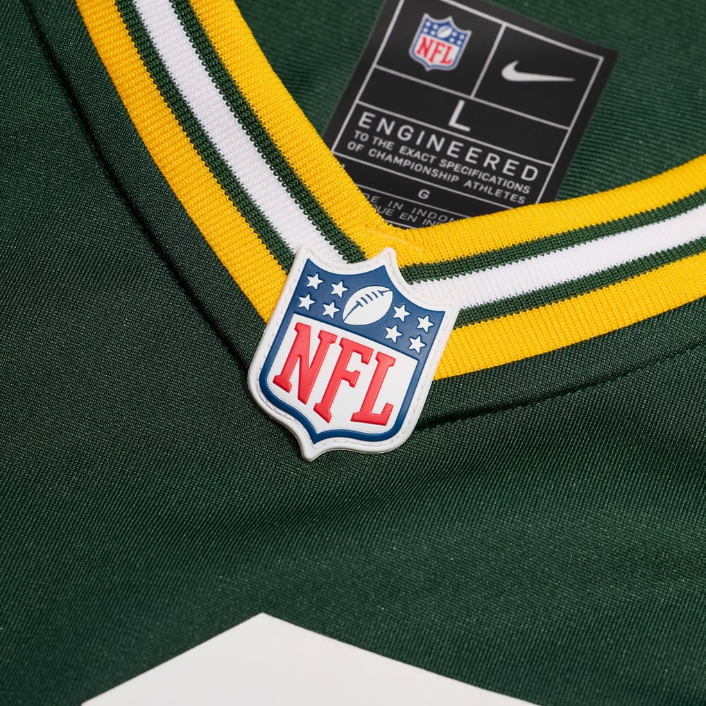 Men's Green Bay Packers Zaire Franklin Nike Green Game Jersey - Image 7