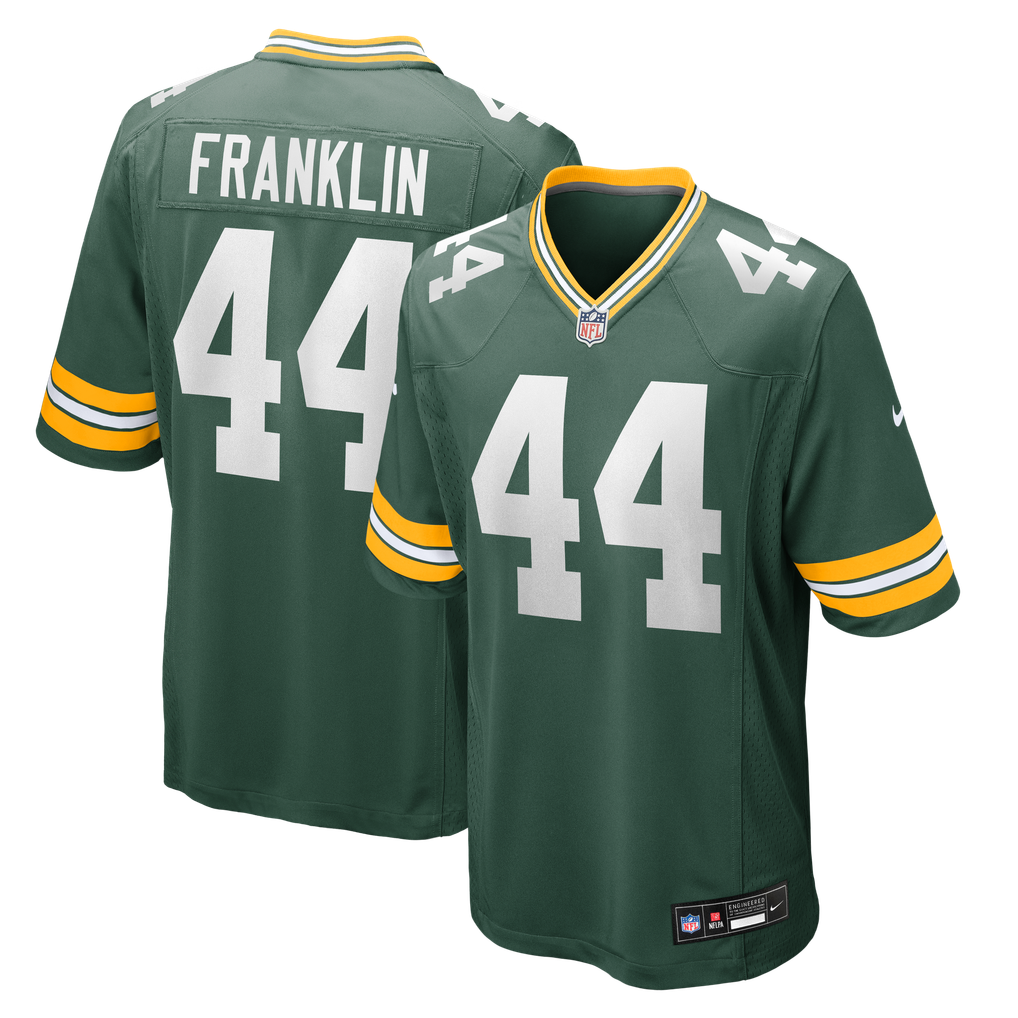 Men's Green Bay Packers Zaire Franklin Nike Green Game Jersey - Image 1