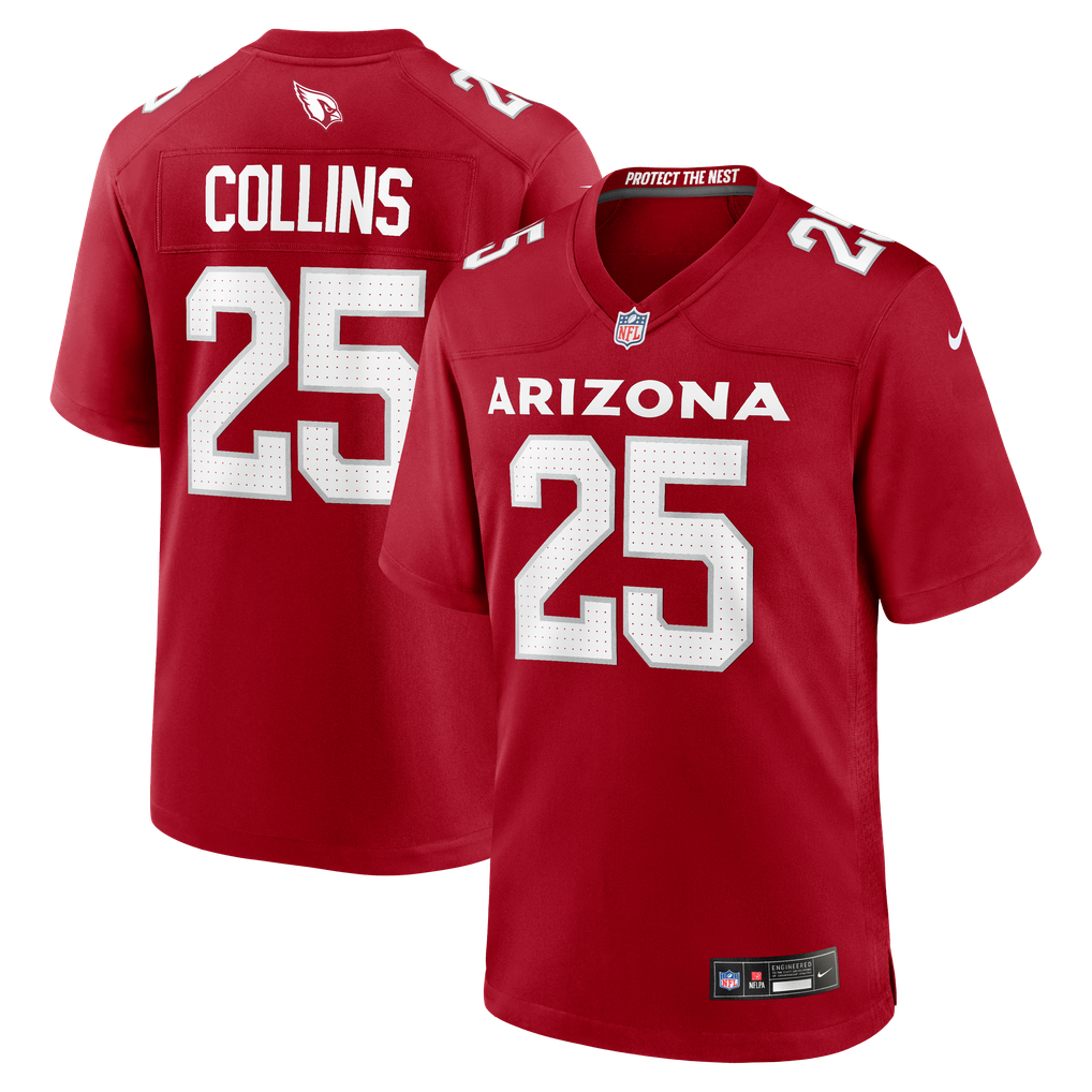 Men's Arizona Cardinals Zaven Collins Nike Cardinal Home Game Jersey - Image 1