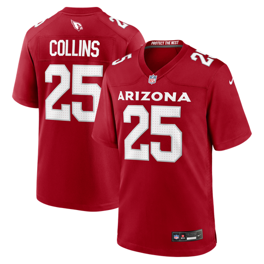 Men's Arizona Cardinals Zaven Collins Nike Cardinal Home Game Jersey - Image 1