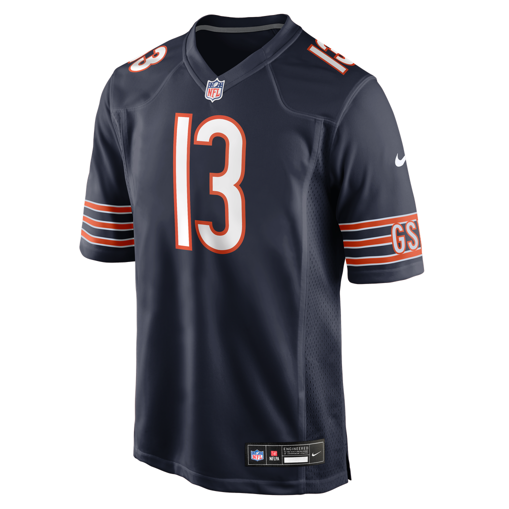 Men's Chicago Bears Zavion Thomas Nike Navy Team Game Jersey - Image 5