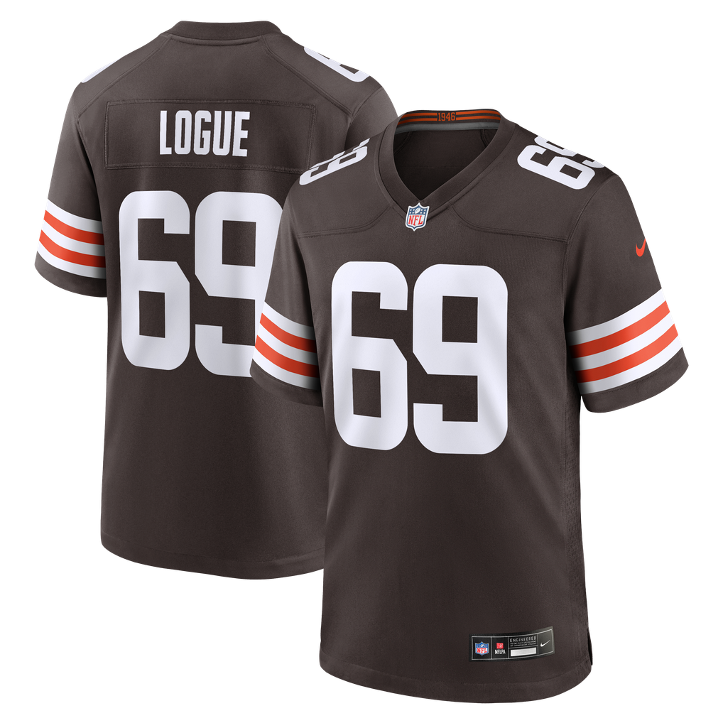 Men's Cleveland Browns Zion Logue Nike Brown Team Game Jersey - Image 2