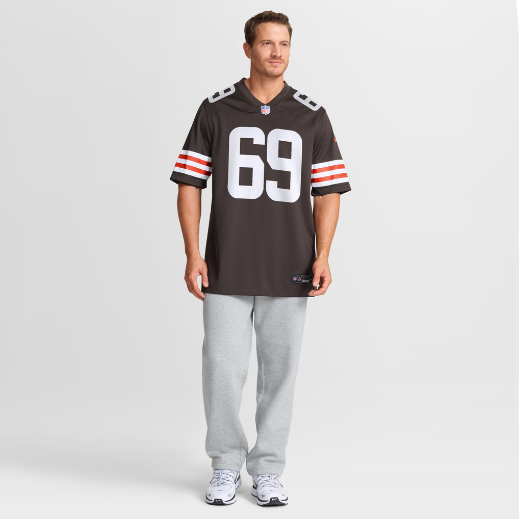 Men's Cleveland Browns Zion Logue Nike Brown Team Game Jersey - Image 3