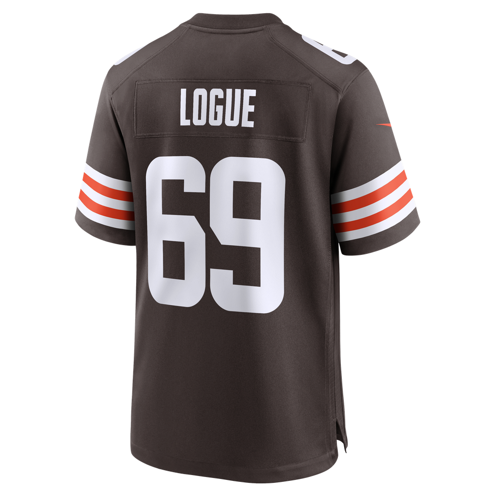 Men's Cleveland Browns Zion Logue Nike Brown Team Game Jersey - Image 6