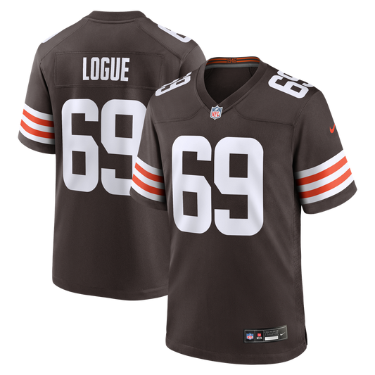 Men's Cleveland Browns Zion Logue Nike Brown Team Game Jersey - Image 1