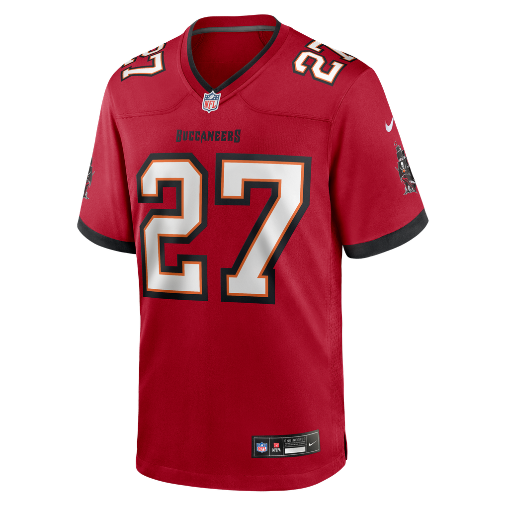 Men's Tampa Bay Buccaneers Zyon McCollum Nike Red Game Player Jersey - Image 3