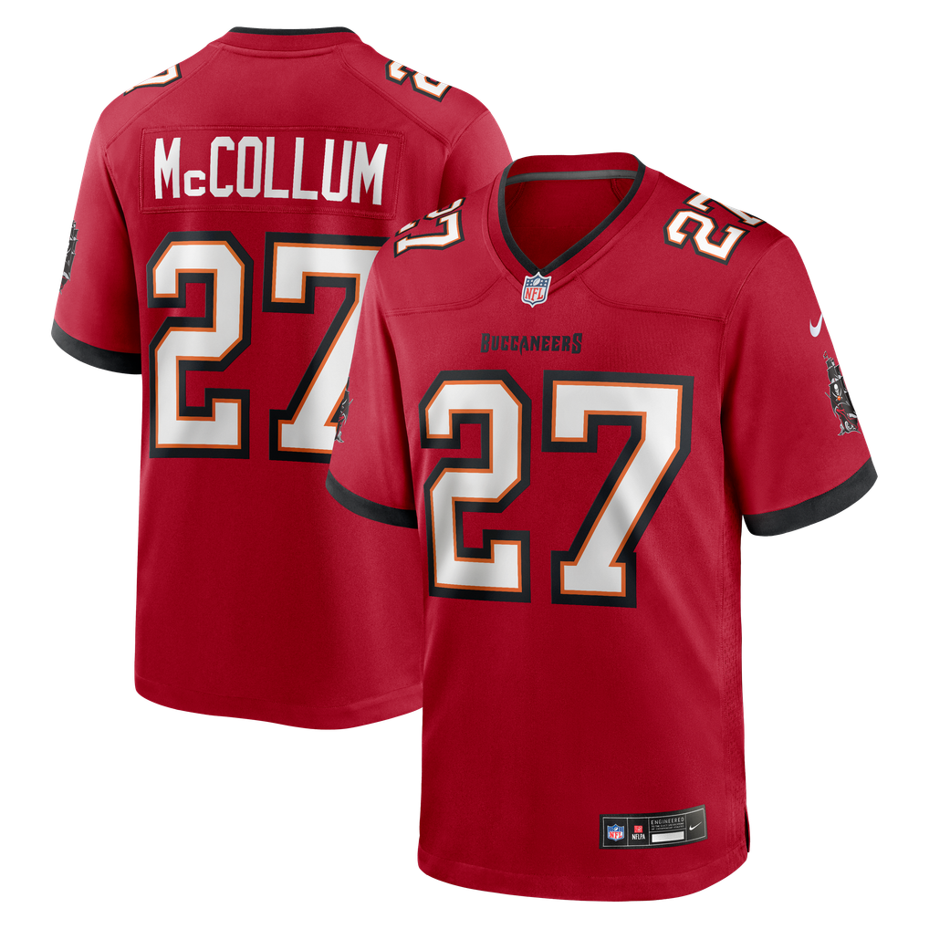 Men's Tampa Bay Buccaneers Zyon McCollum Nike Red Game Player Jersey - Image 1