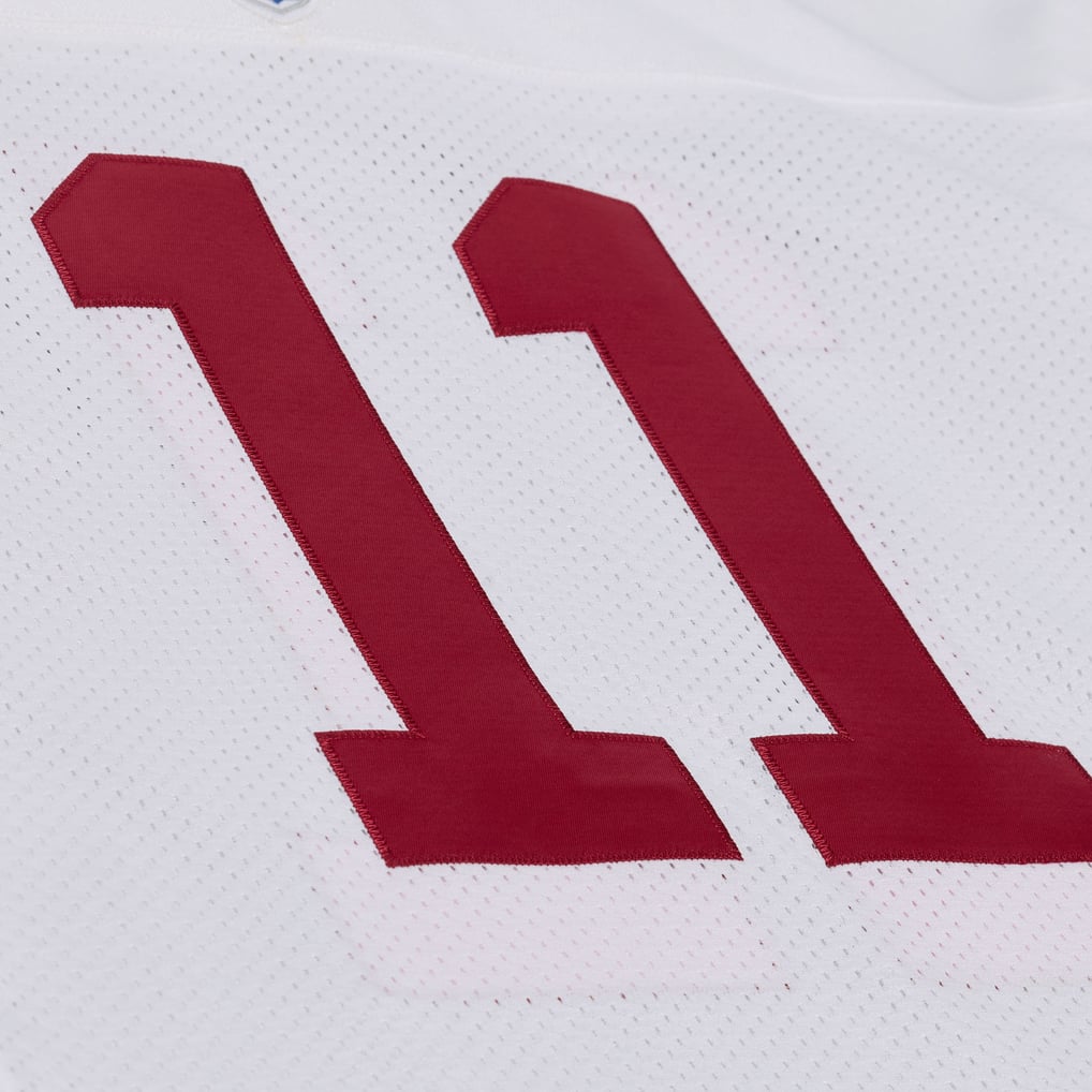  Arizona Cardinals Larry Fitzgerald Mitchell & Ness White Big & Tall 2004 Legacy Retired Player Jersey - Image 5