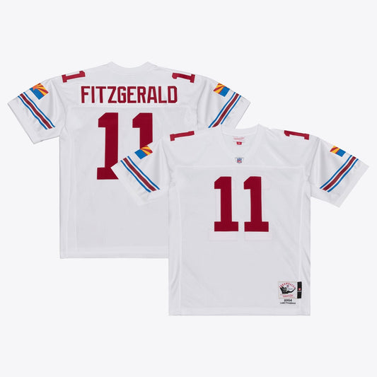  Arizona Cardinals Larry Fitzgerald Mitchell & Ness White Big & Tall 2004 Legacy Retired Player Jersey - Image 1