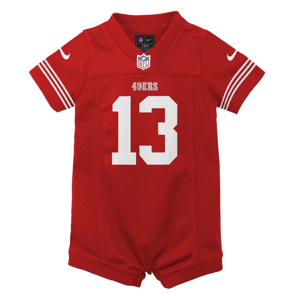 Newborn San Francisco 49ers Brock Purdy Nike Scarlet Romper Game Jersey - Image 3