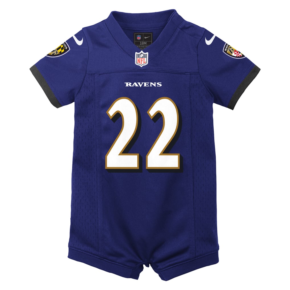 Newborn Baltimore Ravens Derrick Henry Nike Purple Romper Game Jersey