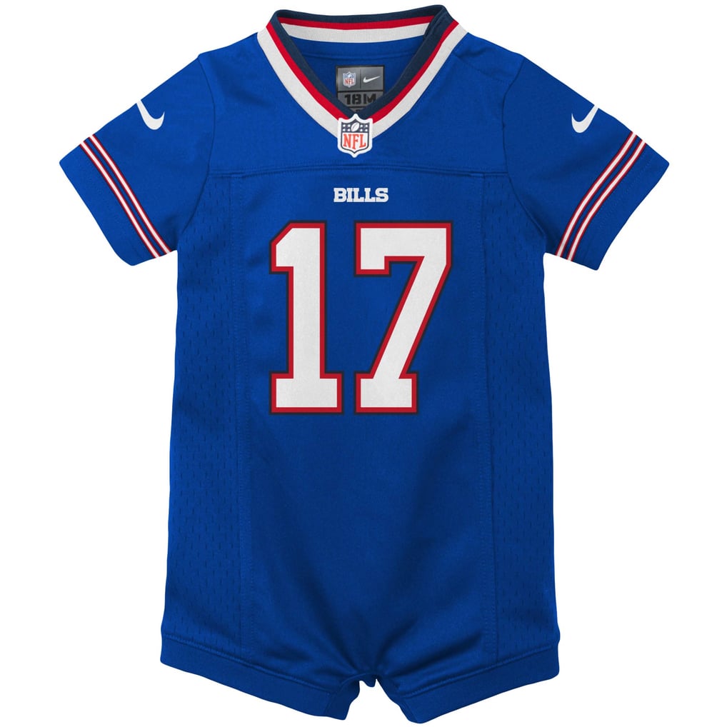 Newborn Buffalo Bills Josh Allen Nike Royal Romper Game Jersey - Image 3