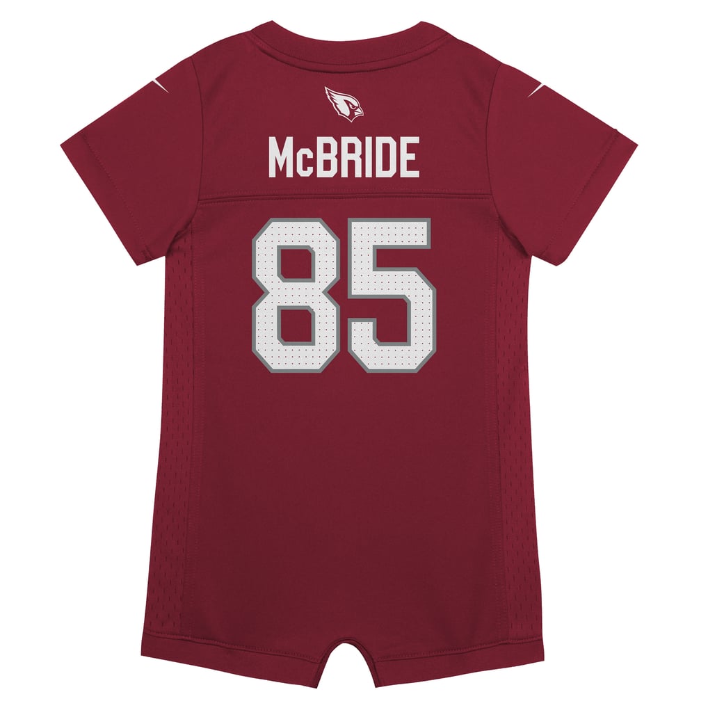 Newborn Arizona Cardinals Trey McBride Nike Cardinal Romper Game Jersey - Image 4