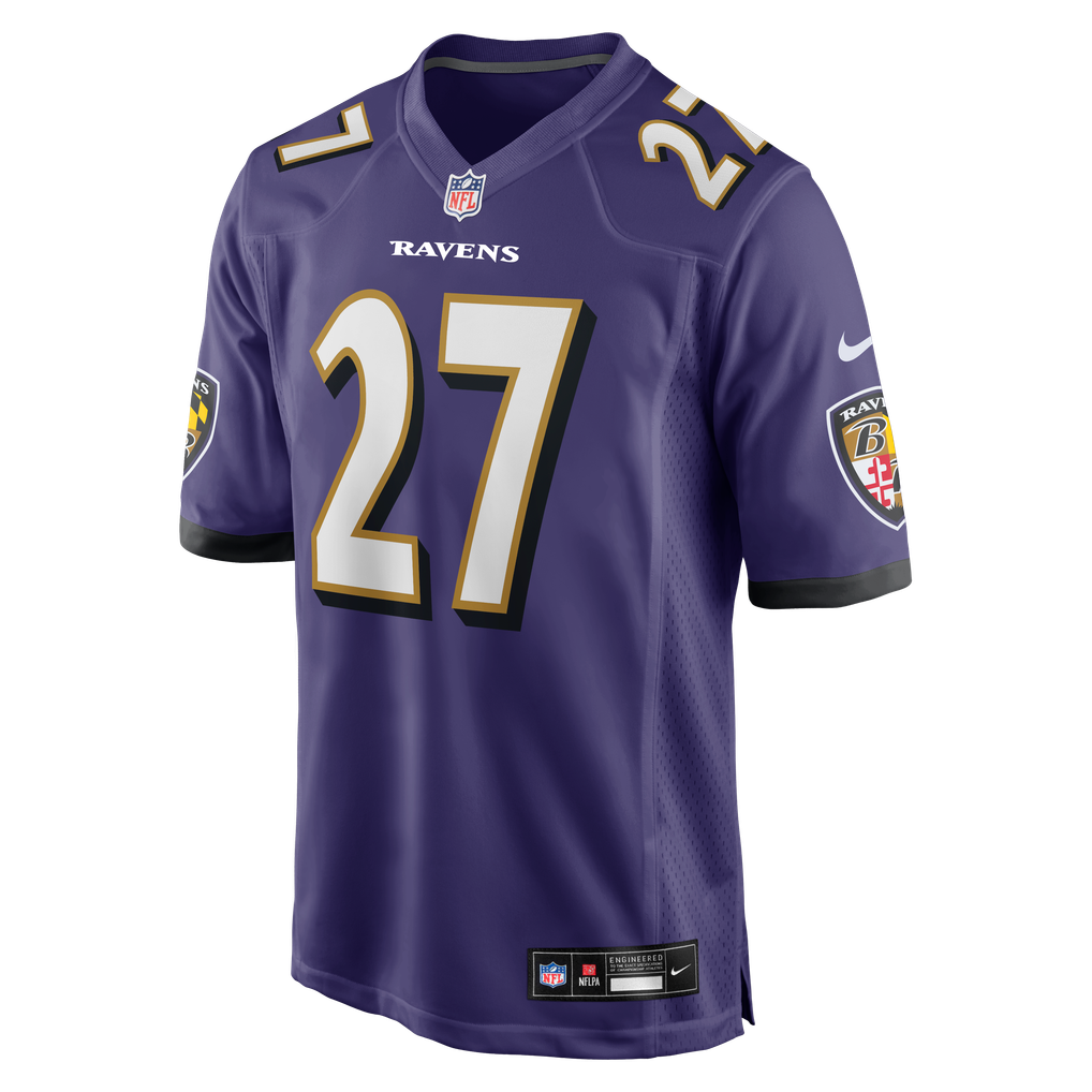 Men's Baltimore Ravens T.J. Tampa Nike Purple Team Game Jersey