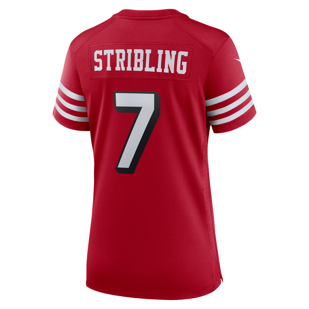 Women's San Francisco 49ers De'Zhaun Stribling Nike Scarlet Alternate Game Jersey - Image 4
