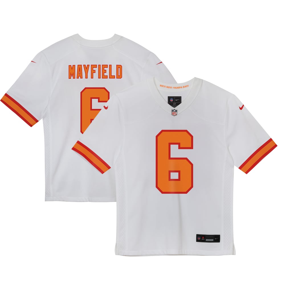 Preschool '76 Tampa Bay Buccaneers Baker Mayfield White  Game Jersey - Image 2