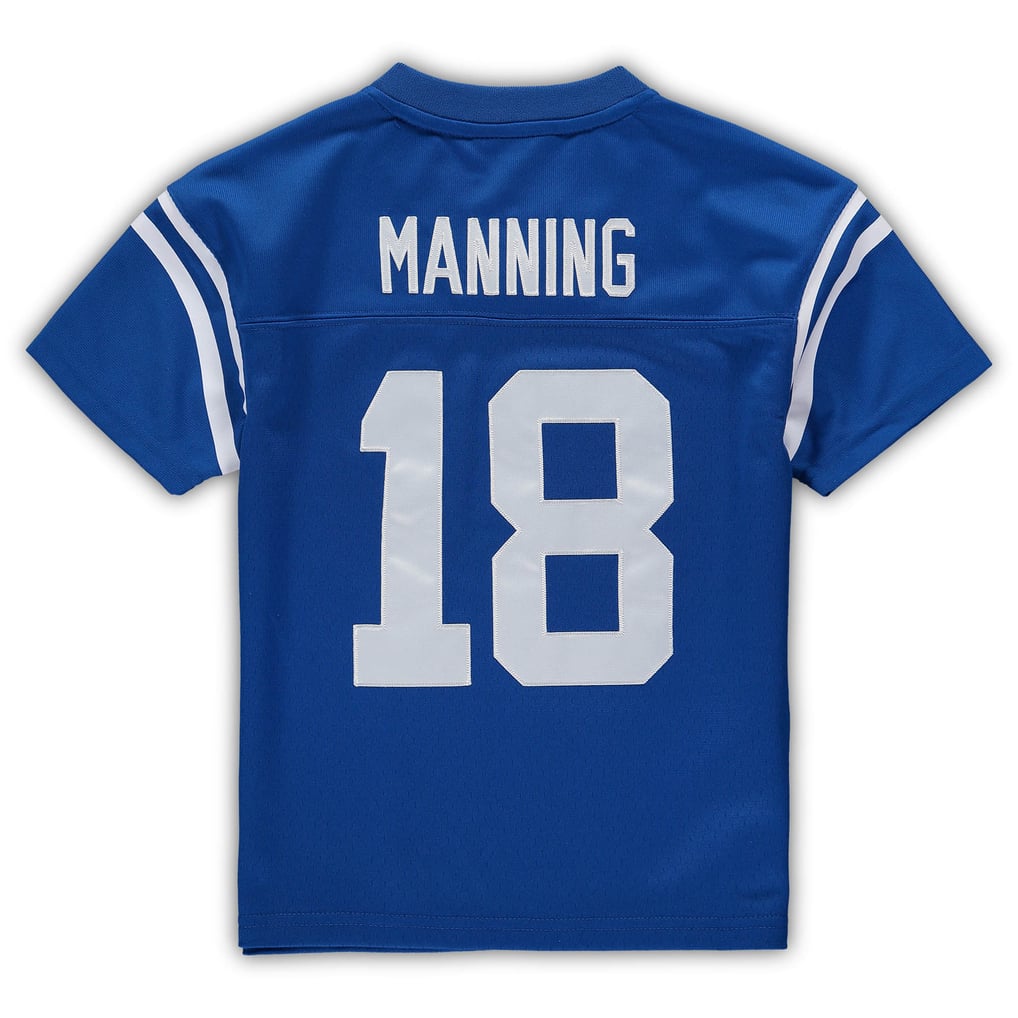 Preschool Indianapolis Colts Peyton Manning Mitchell & Ness Royal Retired Legacy Jersey - Image 4