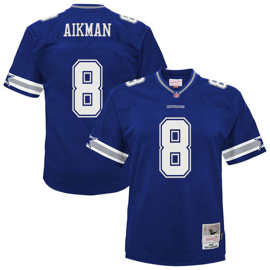 Preschool Dallas Cowboys Troy Aikman Mitchell & Ness Navy 1996 Retired Player Legacy Jersey - Image 1