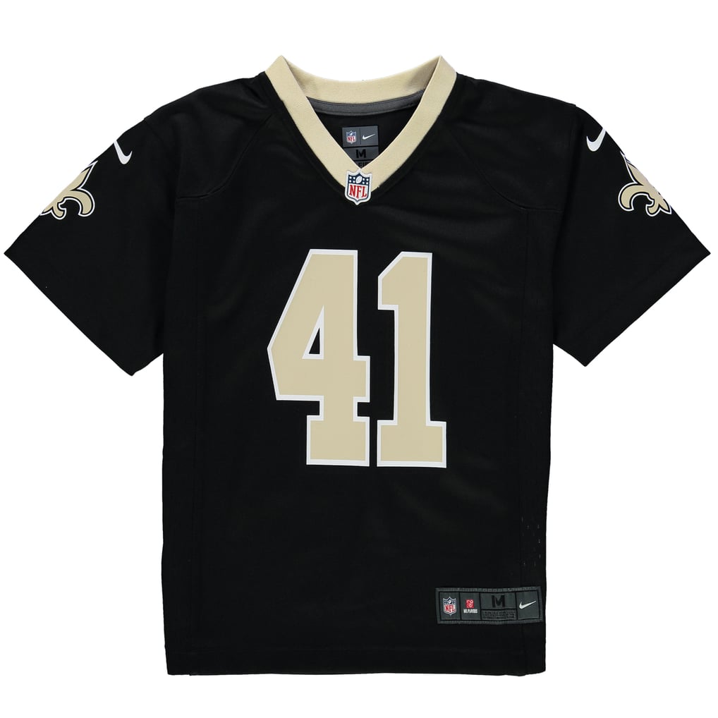Preschool New Orleans Saints Alvin Kamara Nike Black Game Jersey - Image 3