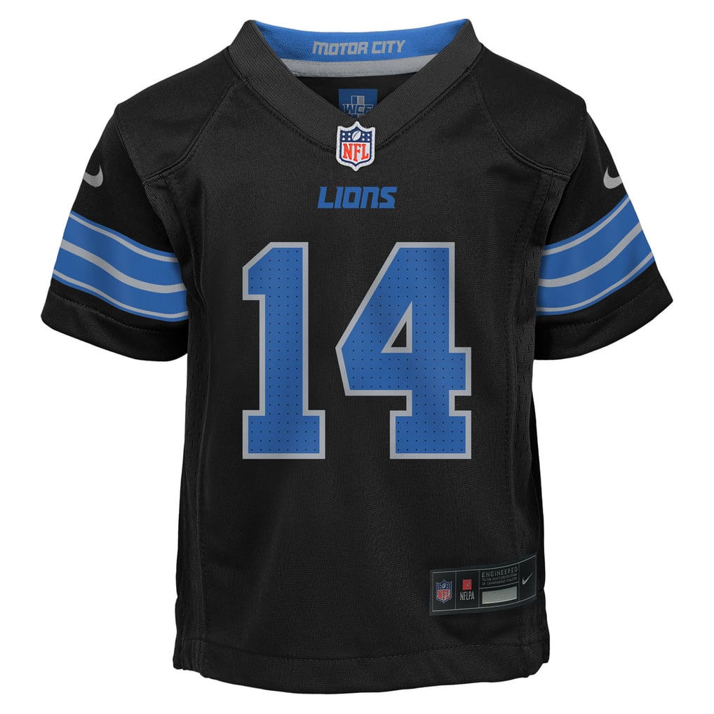 Preschool Detroit Lions Amon-Ra St. Brown Nike Black Alternate Player Game Jersey - Image 3
