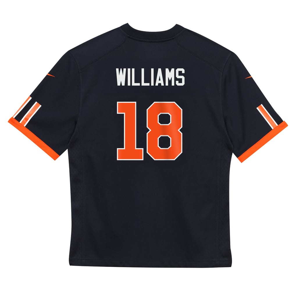 Preschool Chicago Bears Caleb Williams Nike Navy 2026 Rivalries Collection Game Jersey - Image 4