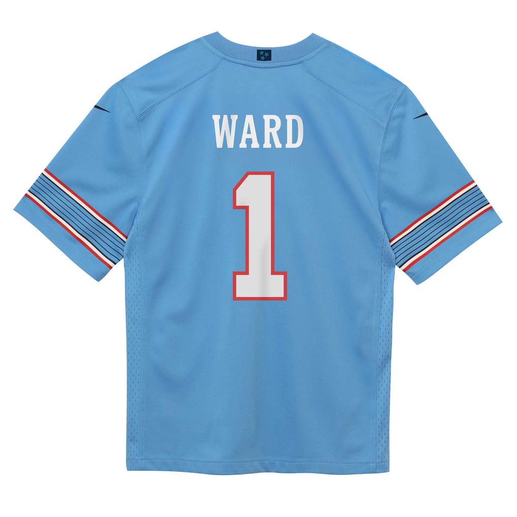 Preschool Tennessee Titans Cameron Ward Nike Light Blue Team Game Jersey - Image 4